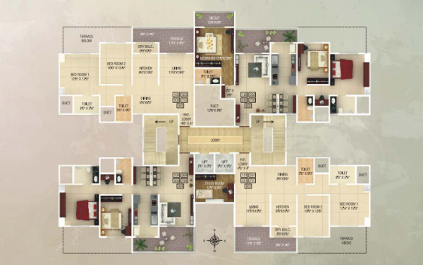  silver-leaf Cluster Plan