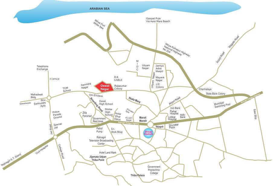  oswal nagar Location Plan