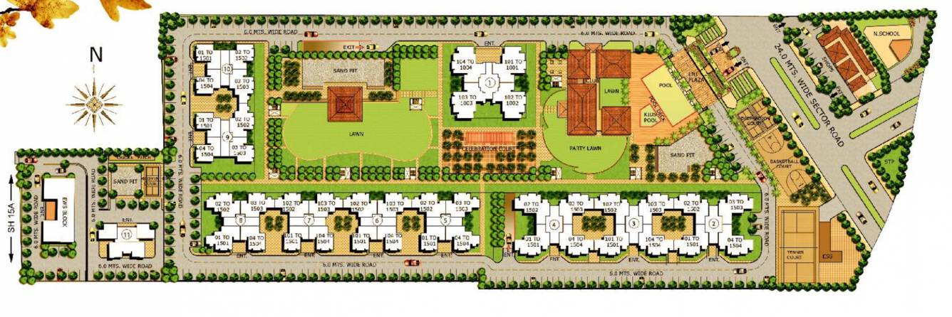  lavanya apartments Images for masterPlan