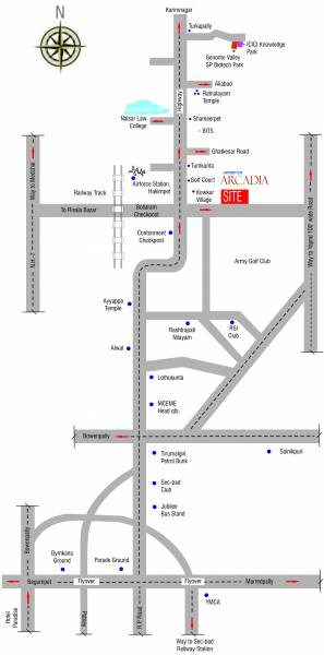  janapriya-arcadia Location Plan