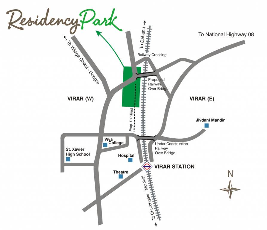  residency park ii Location Plan