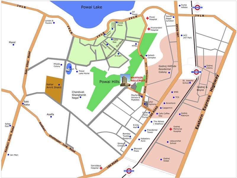  hill crest Location Plan