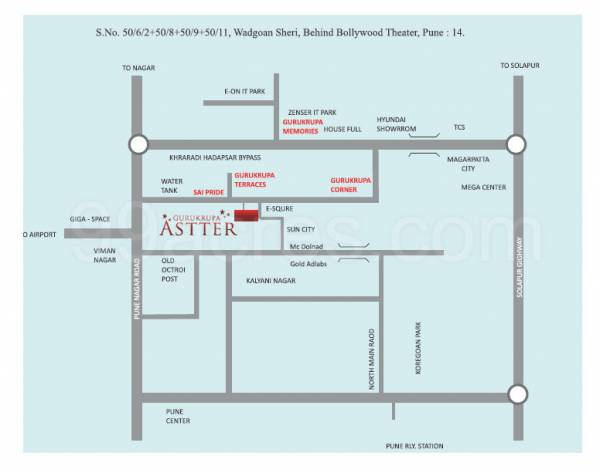  gurukrupa-astter Location Plan