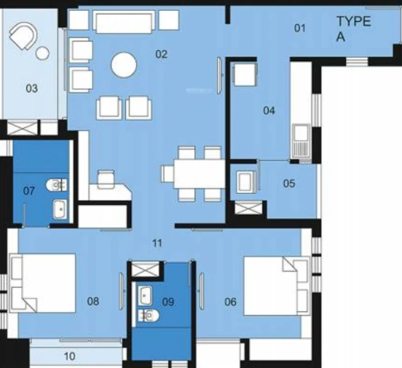 upohar-the-condoville Cluster Plan