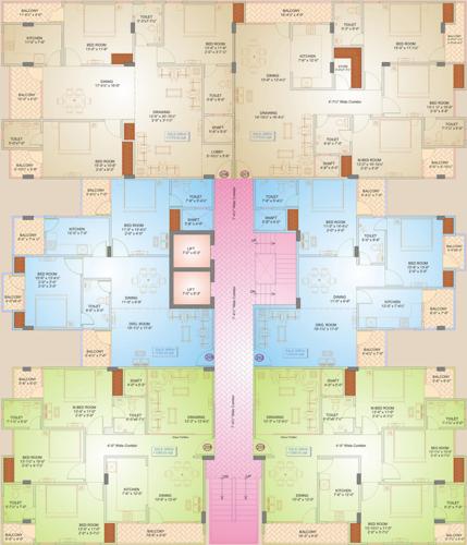 Images for Cluster Plan of Pinkcity Orient Residency