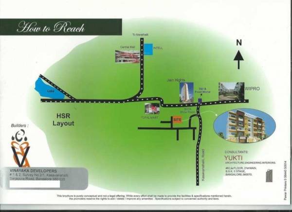  vinayaka-residency Location Plan