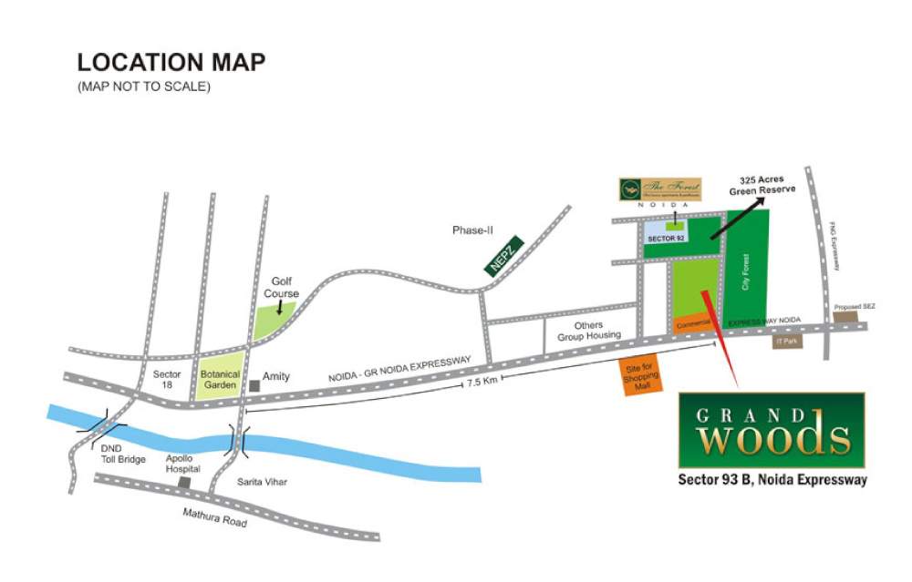  grand woods Location Plan
