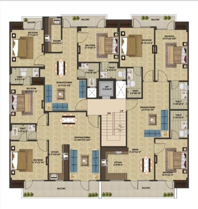  krishna nakshatra home Cluster Plan
