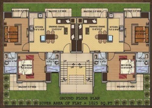  krishna-nakshatra-home Cluster Plan