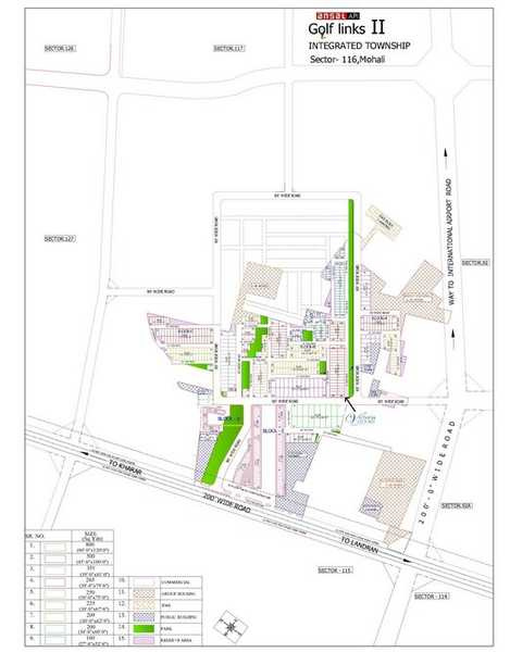  golf-links-ii Layout Plan