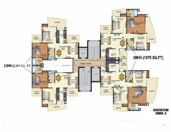 Tower C Cluster Plan angel-mercury Tower C Cluster Plan