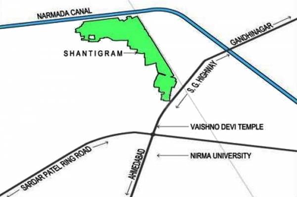  shantigram Location Plan
