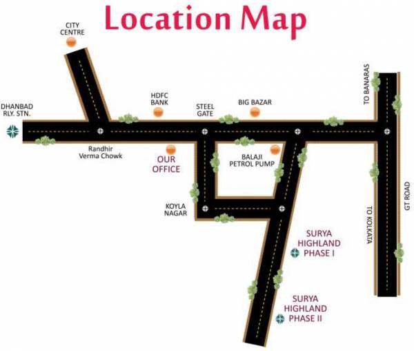  highland-city Location Plan
