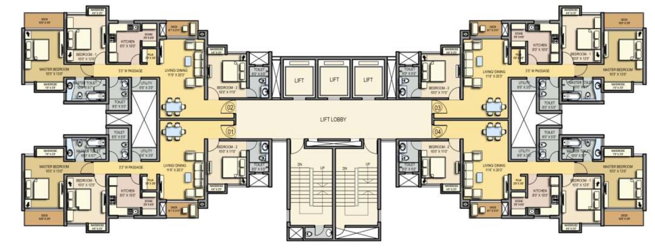  casa univis Cluster Plan