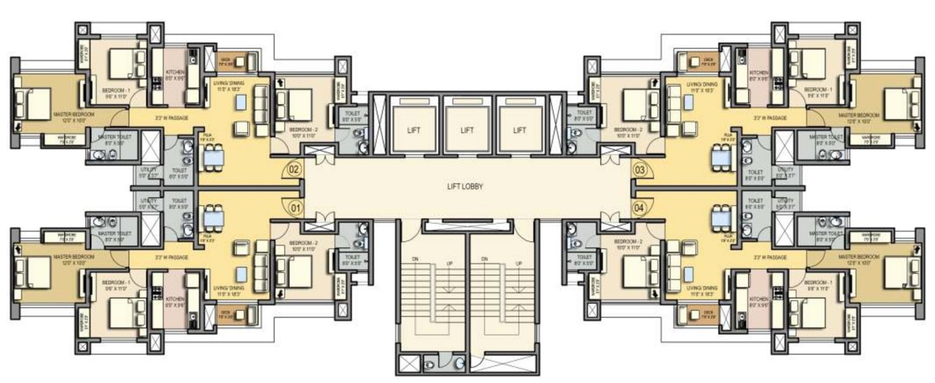  casa univis Cluster Plan
