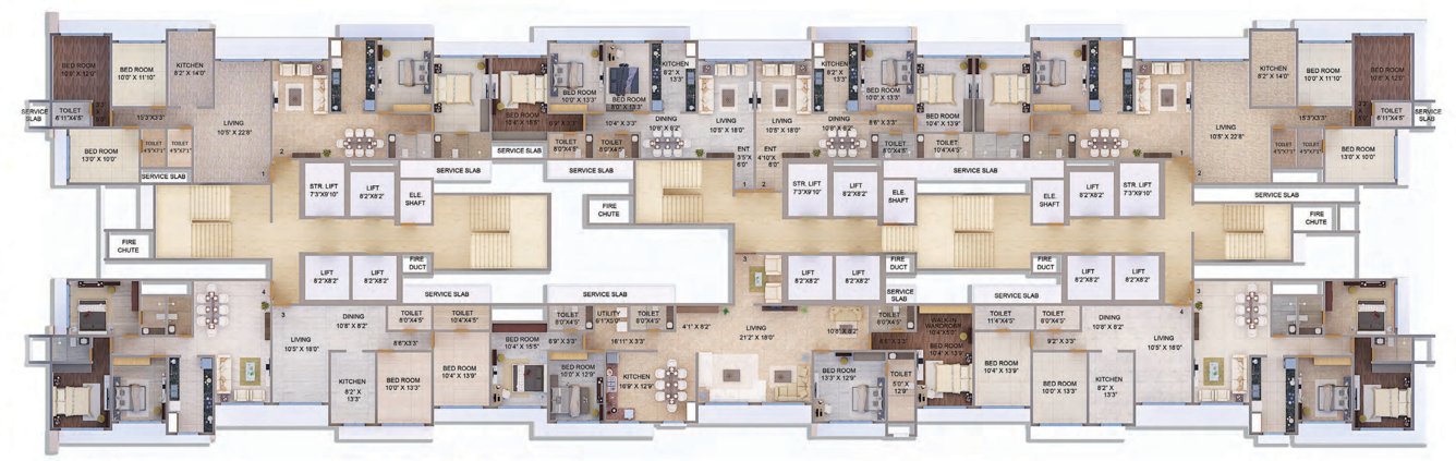  tirumala heights Cluster Plan