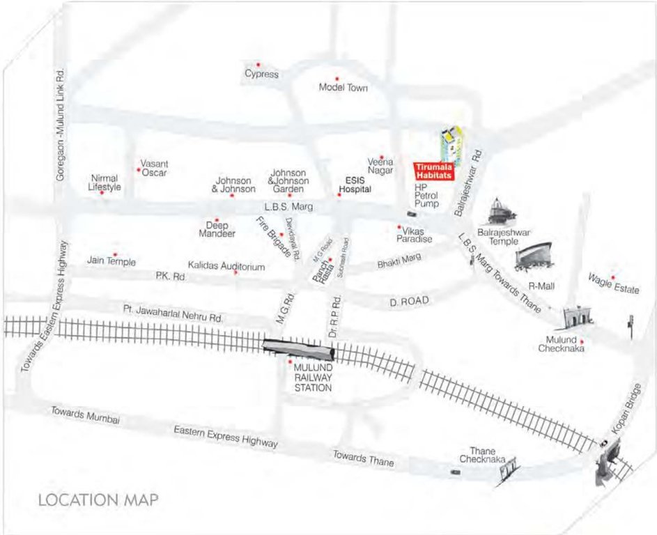  tirumala heights Location Plan