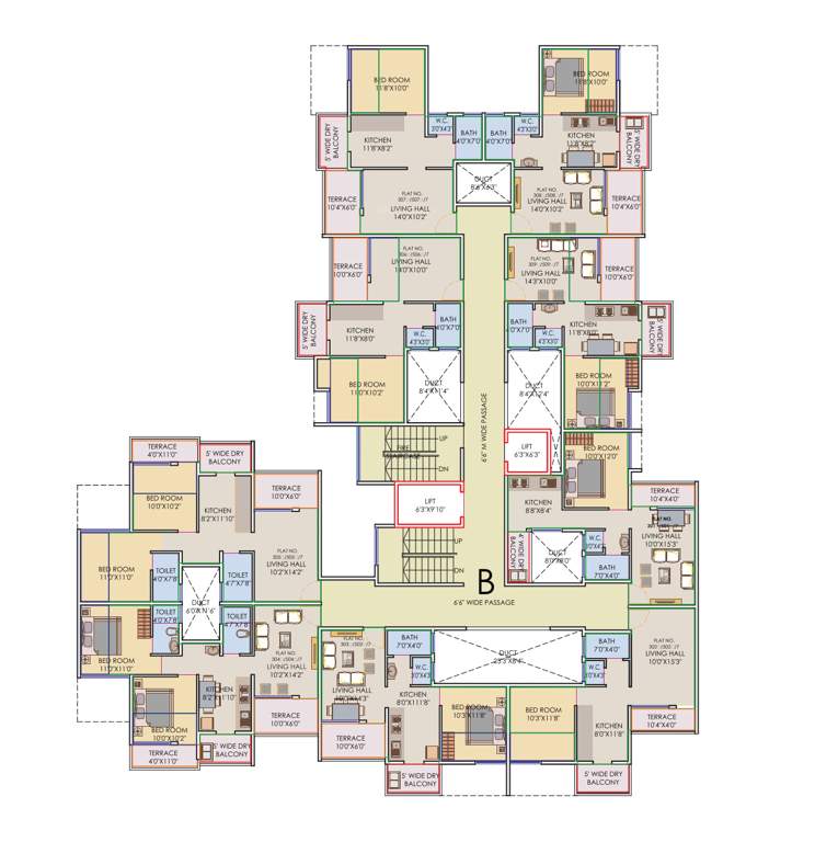  pristine palms Cluster Plan