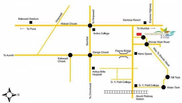  shankeshwar-villa Location Plan
