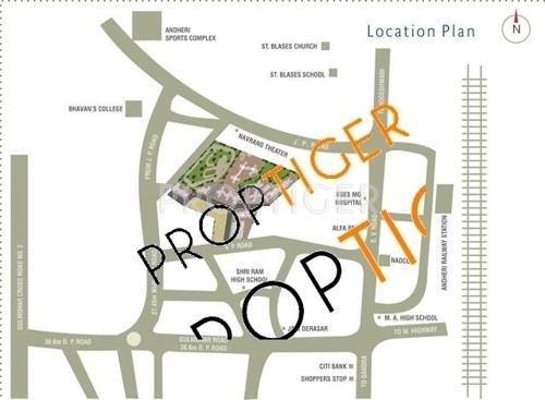 Images for Location Plan of Sagar City Indian Ocean C and D