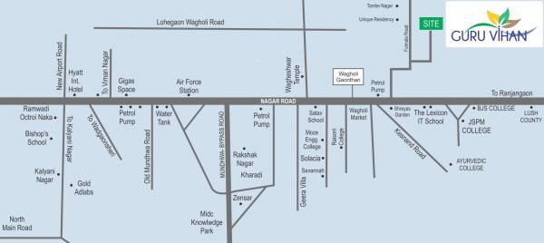 Images for Location Plan of Guru Developers and Associates Vihan