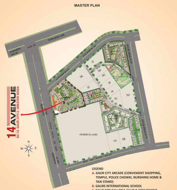  gaur city 2 Master Plan