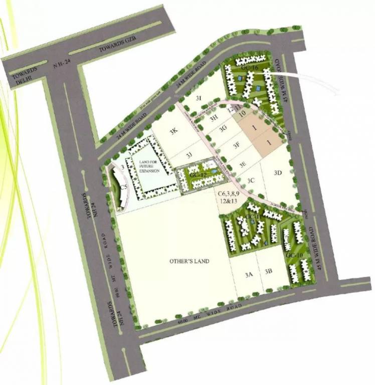  gaur city 2 Master Plan