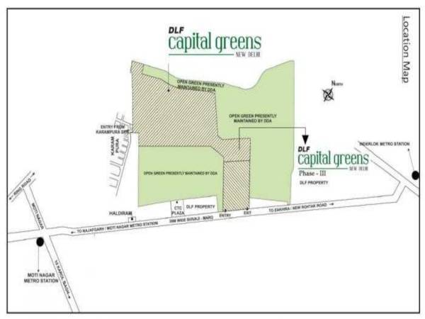  dlf-capital-greens-phase-ii Location Plan