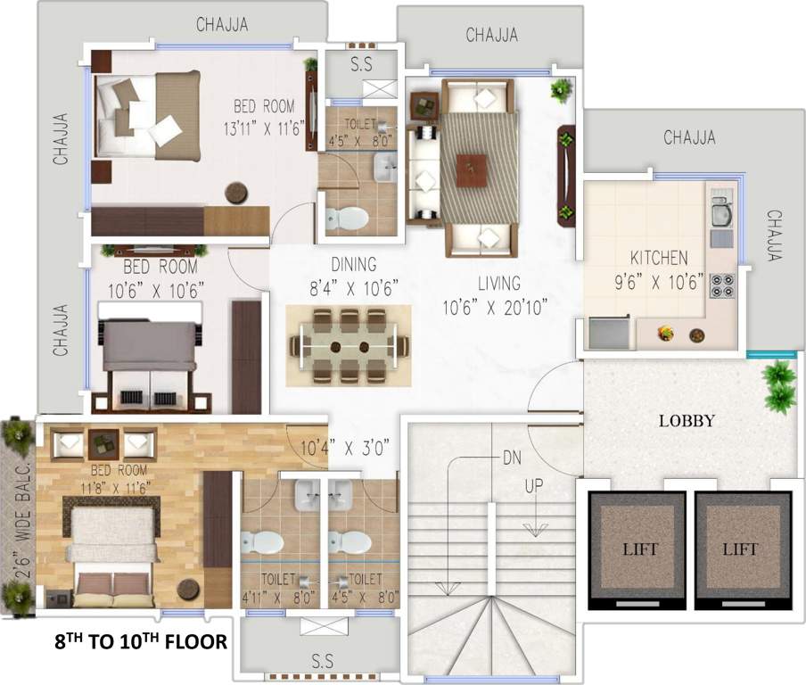  anand bhavan pristino Images for Cluster Plan of Garodia Anand Bhavan Pristino