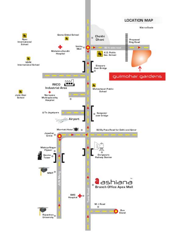  gulmohar gardens Location Plan