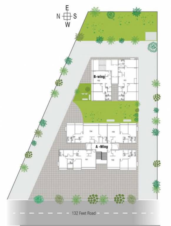  krupal heritage Layout Plan