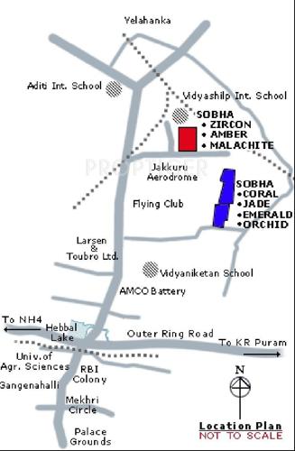  amber Images for Location Plan of Sobha Amber