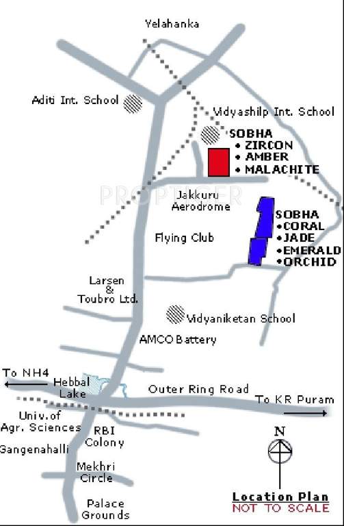  amber Images for Location Plan of Sobha Amber