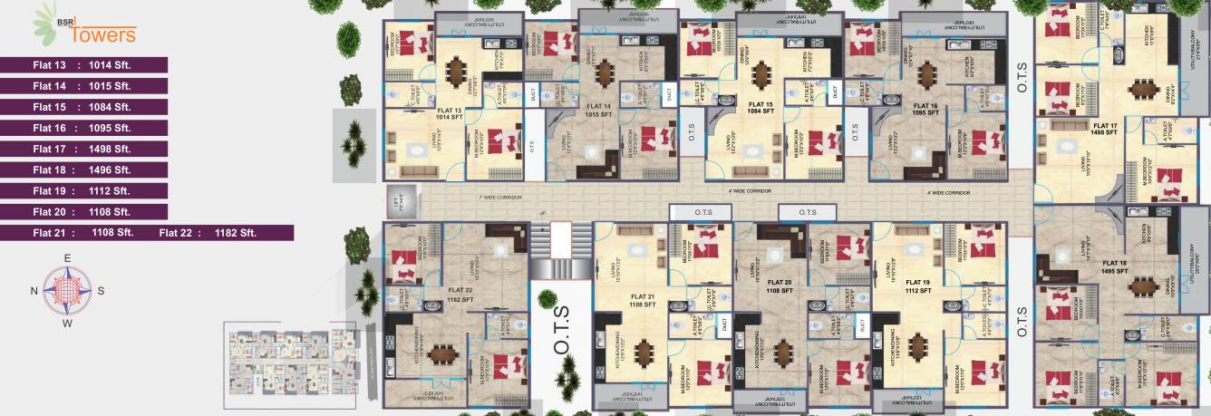 tower Images for Cluster Plan of BSR Tower
