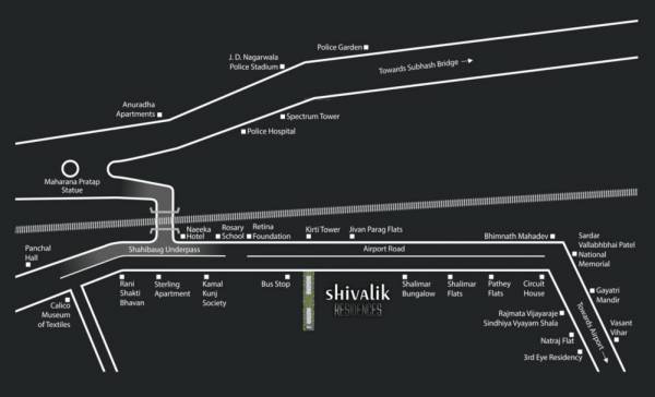  shivalik-residences Location Plan