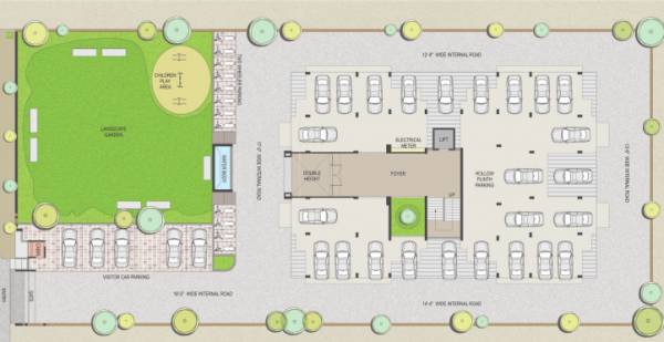  viva-savoy Ground Floor Cluster Plan