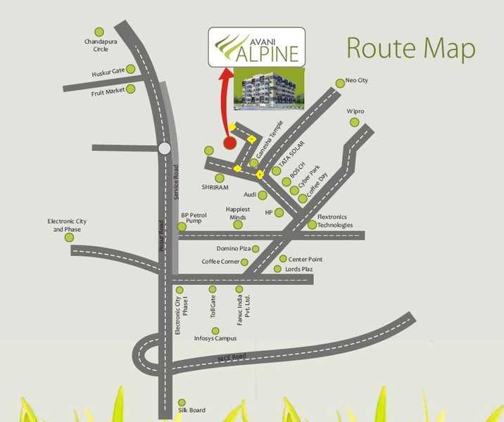  avani alpine Location Plan