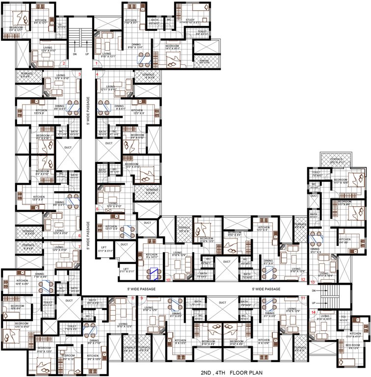 Images for Cluster Plan of Sneha Riddhi Siddhi Enclave