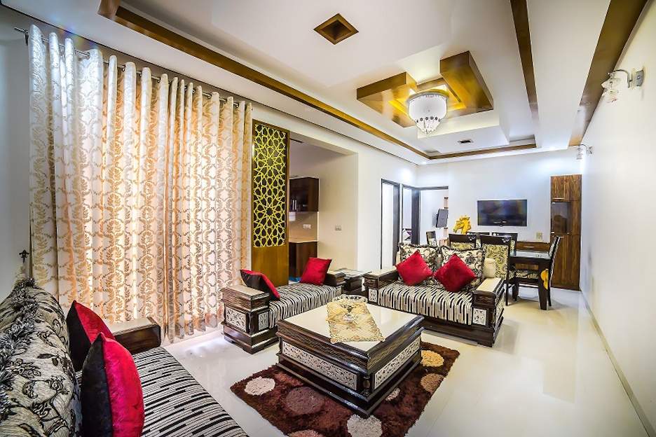  golden sand apartments Living Area