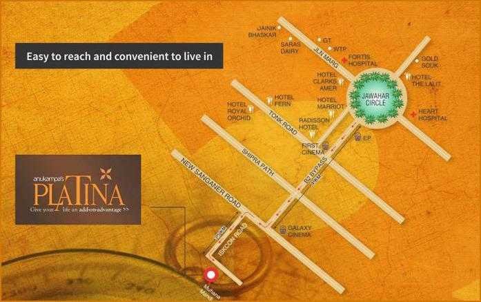  platina terraces Location Plan
