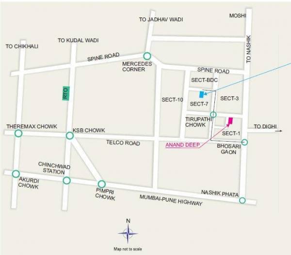  anand-sagar Location Plan
