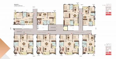  muppas-aaradhya Phase I Cluster Plan from 1st to 5th Floor