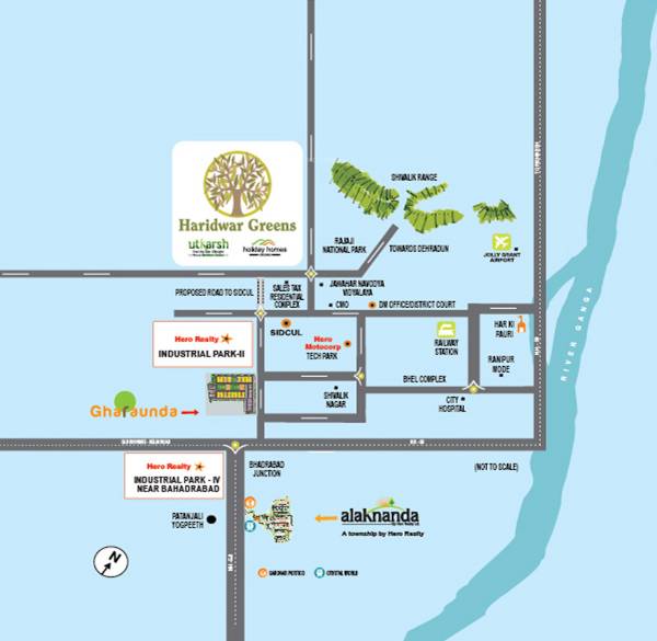  haridwar-greens-plots Location Plan