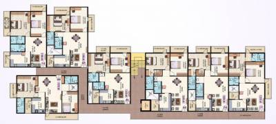  anjan-blossom Cluster Plan For Typical Floor