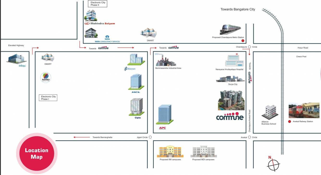  the commune Location Plan