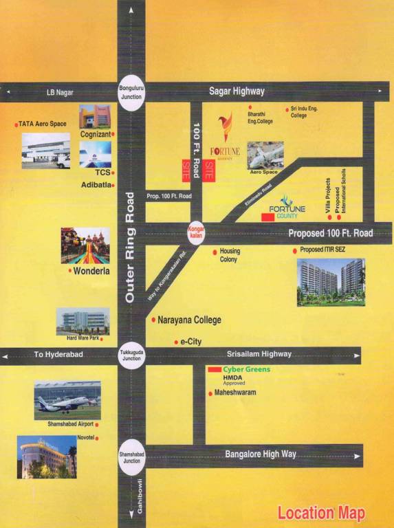 Images for Location Plan of Avigna Fortune Residency