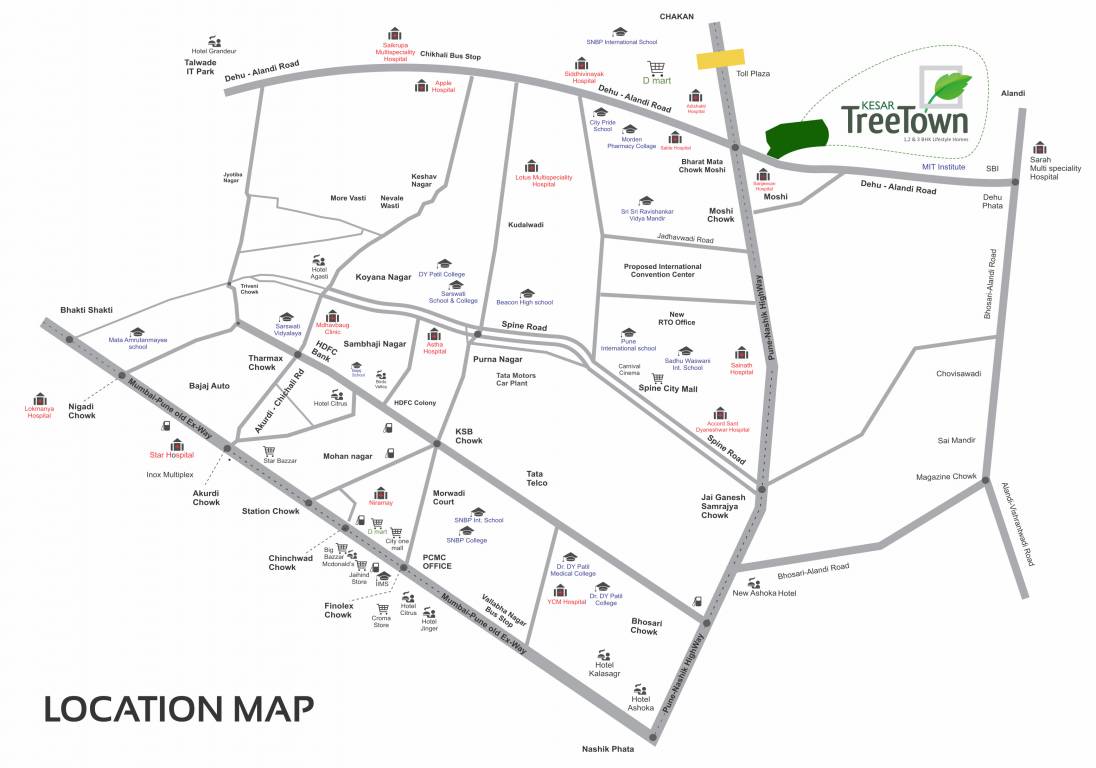 kesar treetown Location Plan