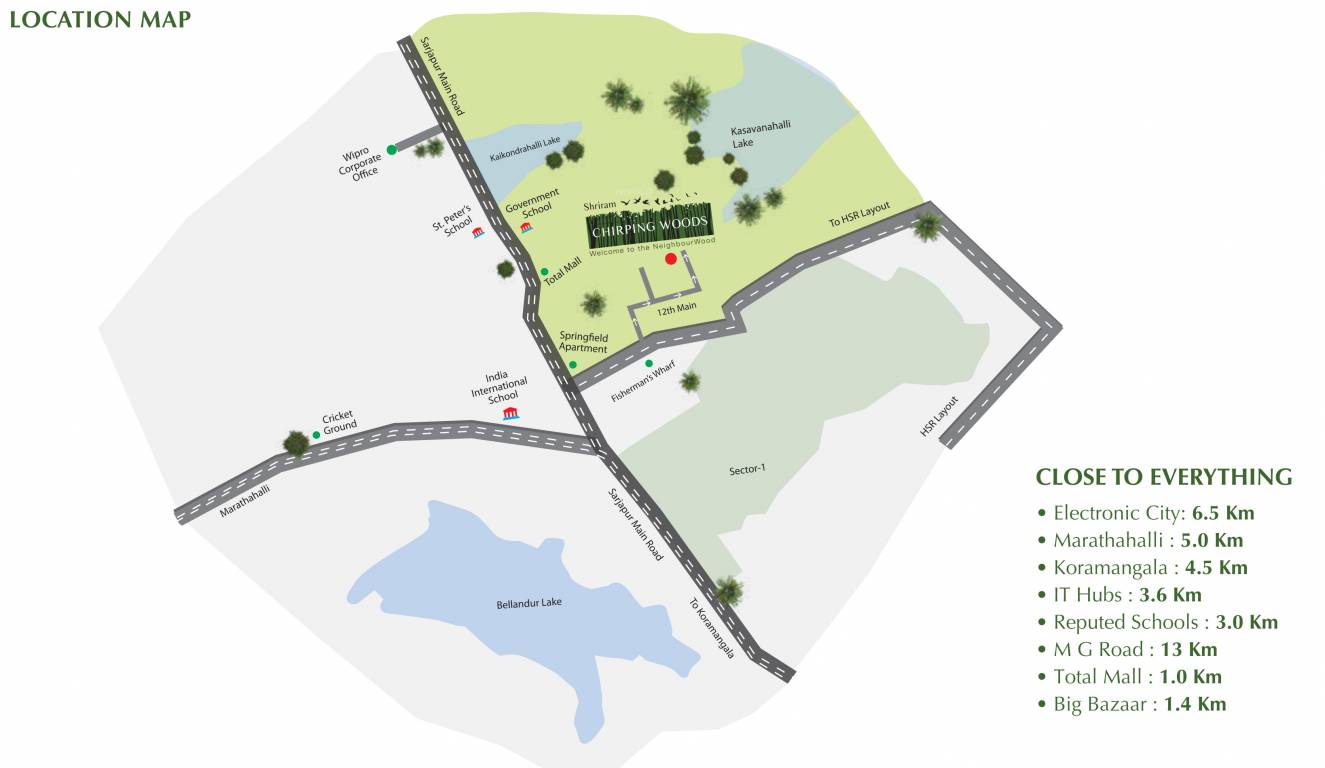  chirping woods tower 5 Location Plan