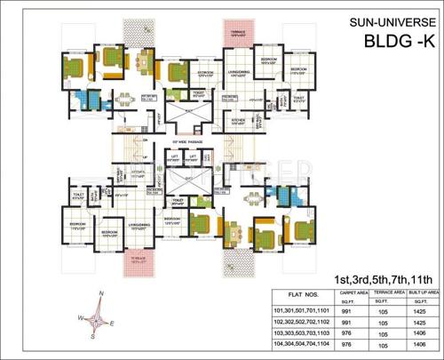  sun-universe Images for Cluster Plan of Mittal Group Sun Universe