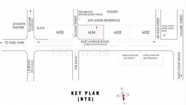 Images for Location Plan of Ramaniyam Real Estates Clasic Rudhra